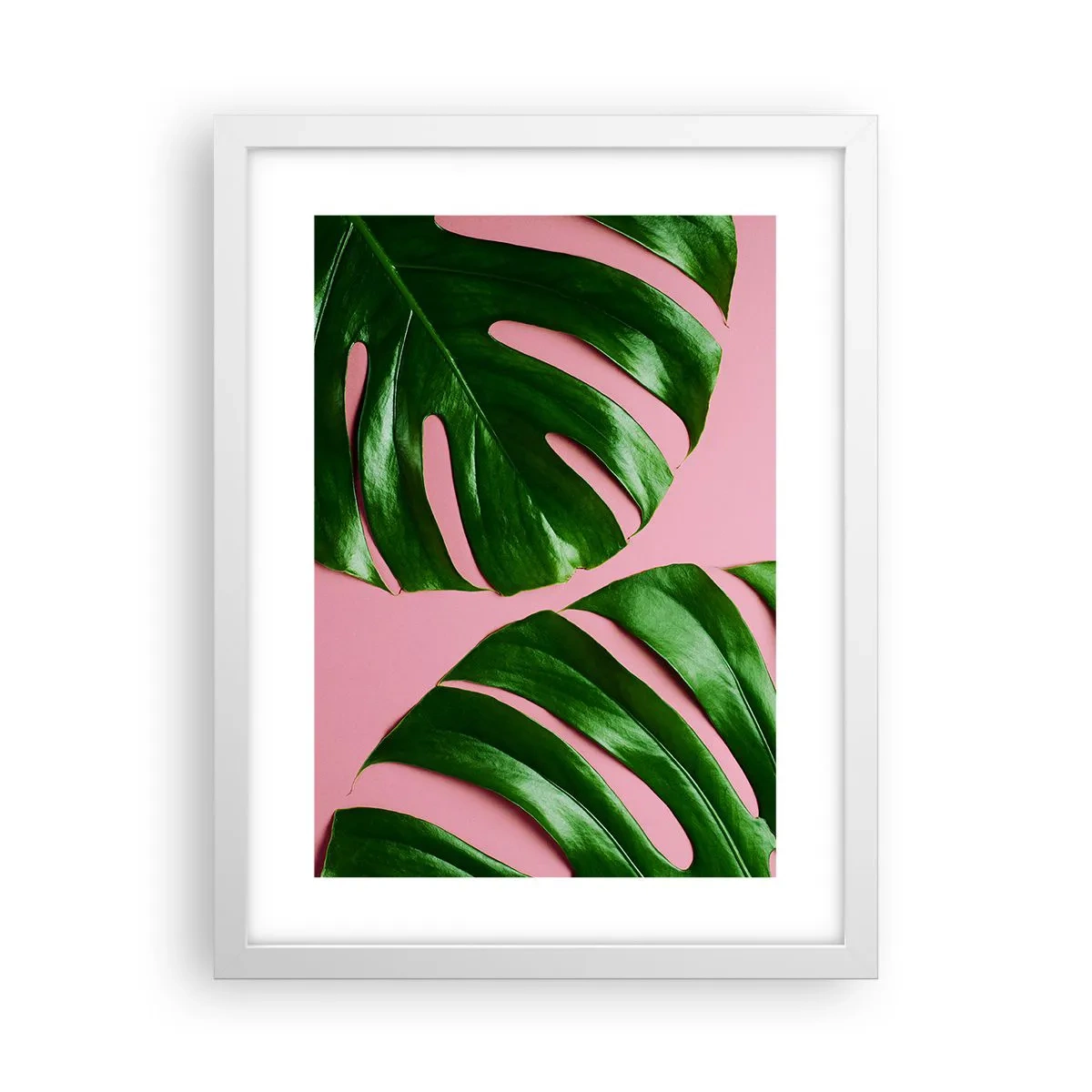 Plakat w białej ramie - Zielone rendez-vous - 30x40 cm