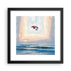 Plakat w czarnej ramie - Do innego wymiaru - 30x30 cm