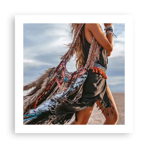 Plakat - Dziewczyna szamana - 50x50 cm