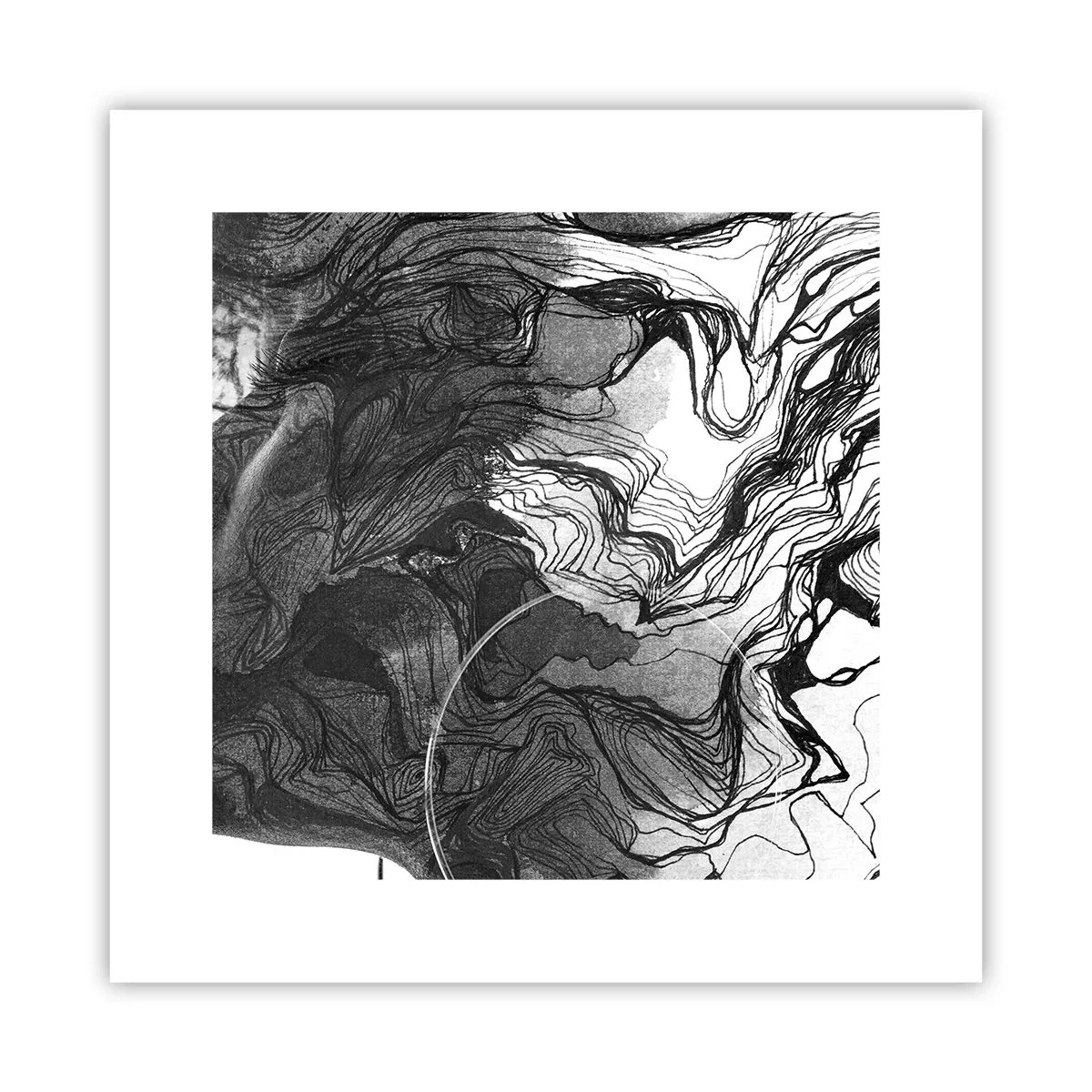 Plakat - Zaplątana w marzeniach - 30x30 cm