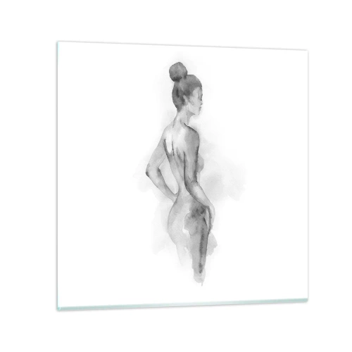 Obraz na szkle - Piękna jak malowanie - 30x30 cm