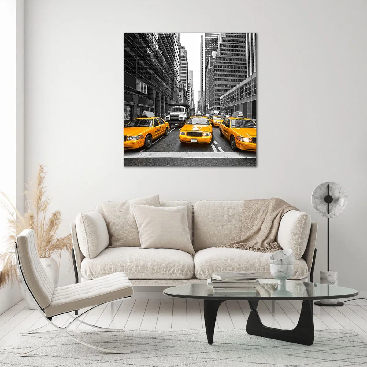 Obraz na szkle - To my ubarwiamy miasto - 70x70 cm