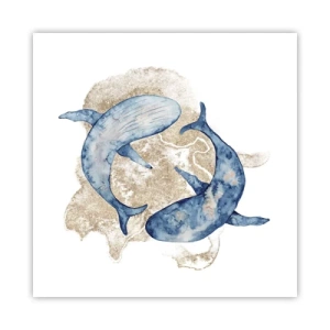 Plakat - Przyjaźń czy kochanie? - 50x50 cm