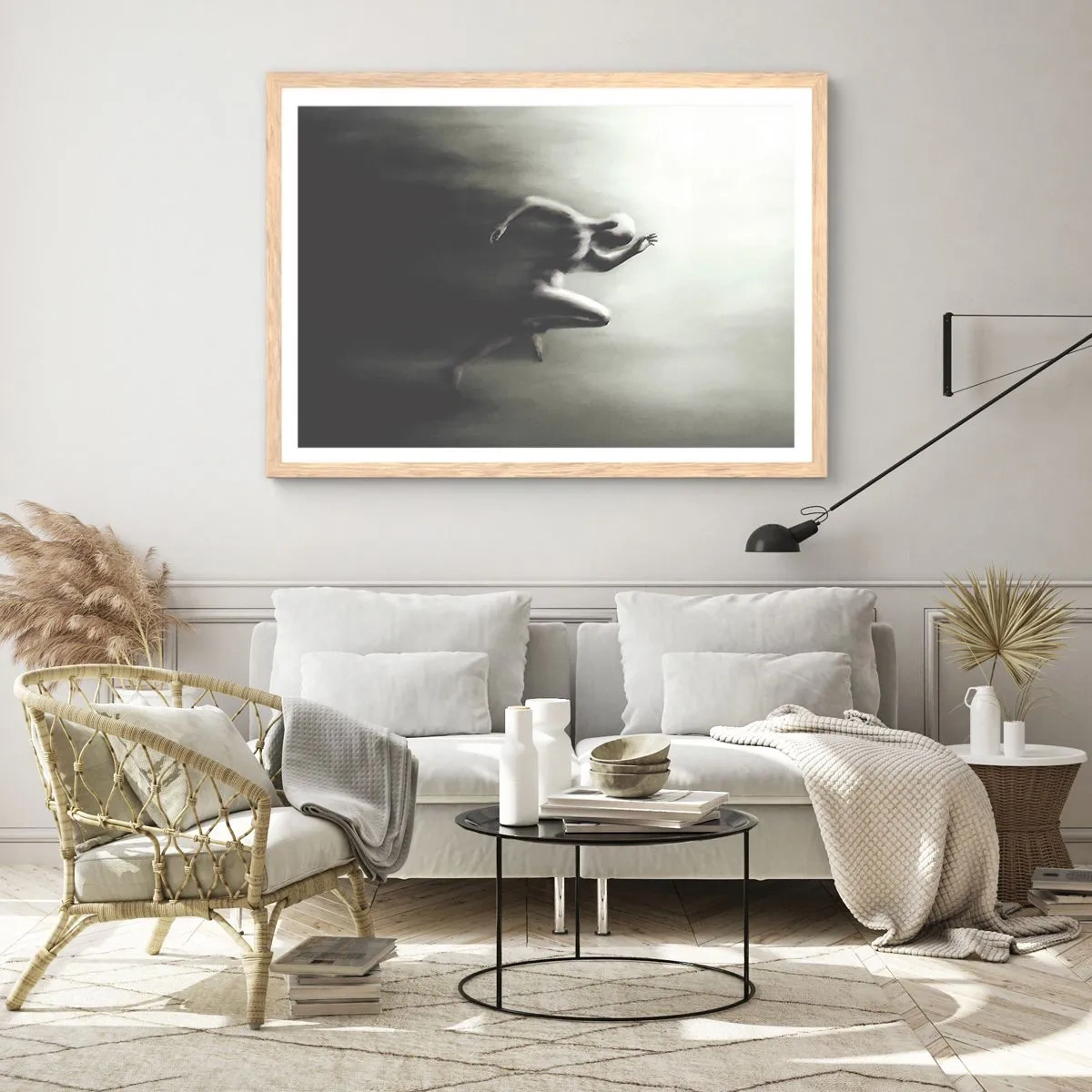 Plakat w ramie jasny dąb - Niepowstrzymany - 91x61 cm