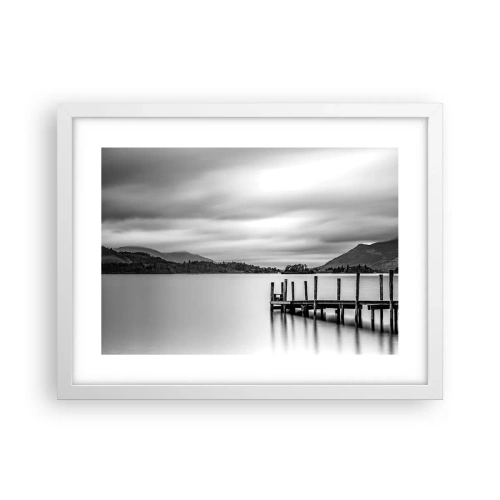 Plakat w białej ramie - Łagodność i siła - 40x30 cm