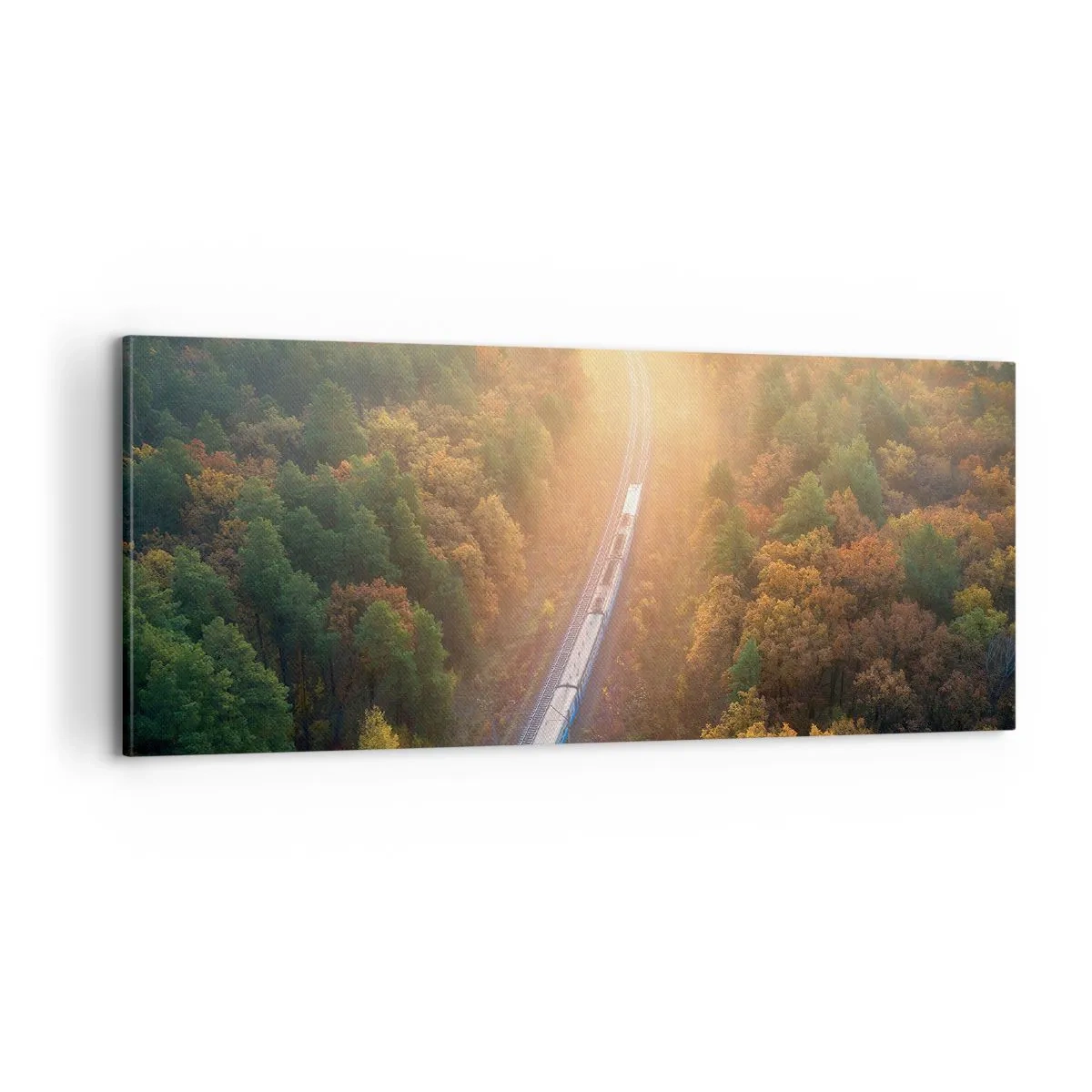 Obraz na płótnie - Jesienna podróż - 100x40 cm