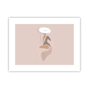 Plakat - Damą być - 40x30 cm