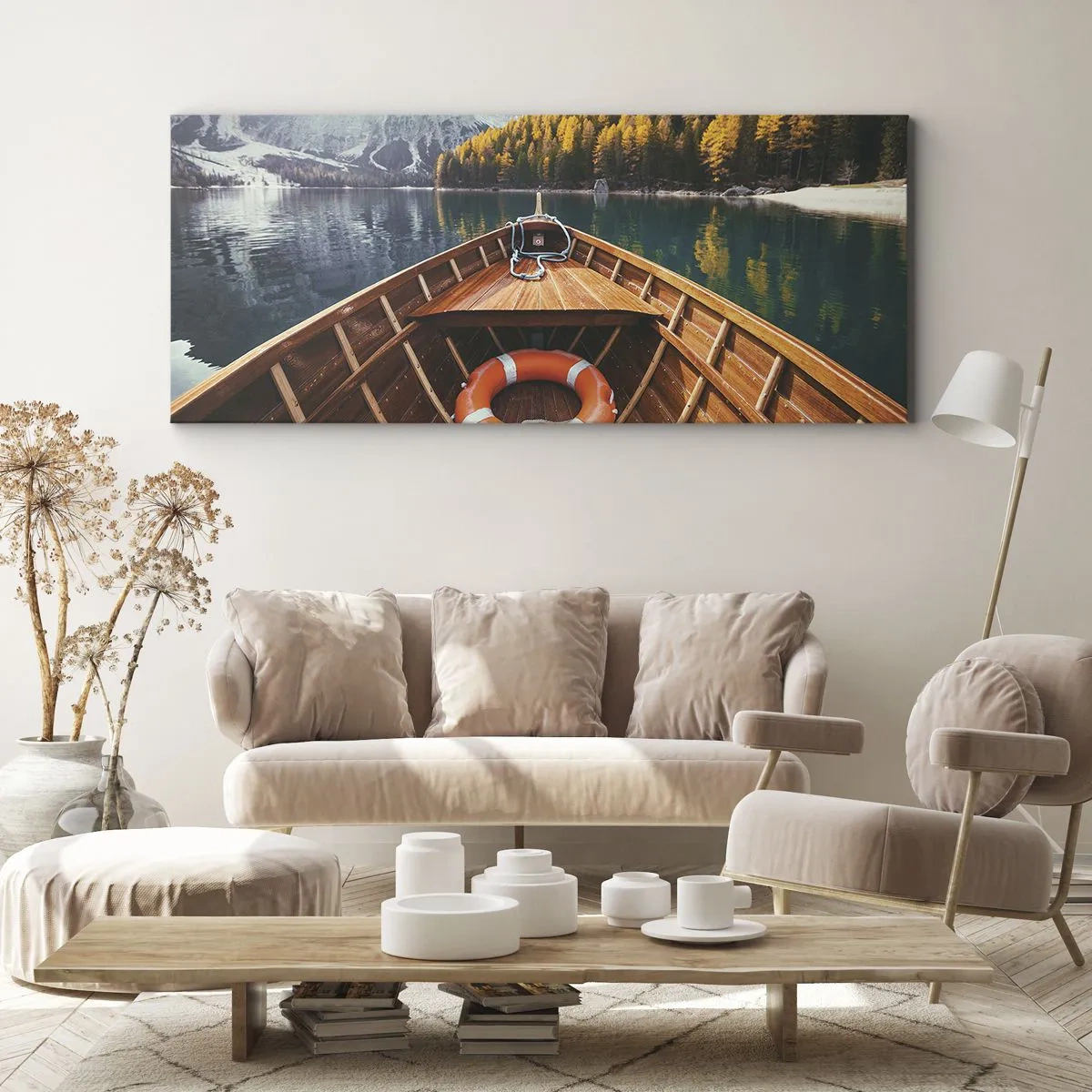 Obraz na płótnie - Górska wycieczka - 100x40 cm
