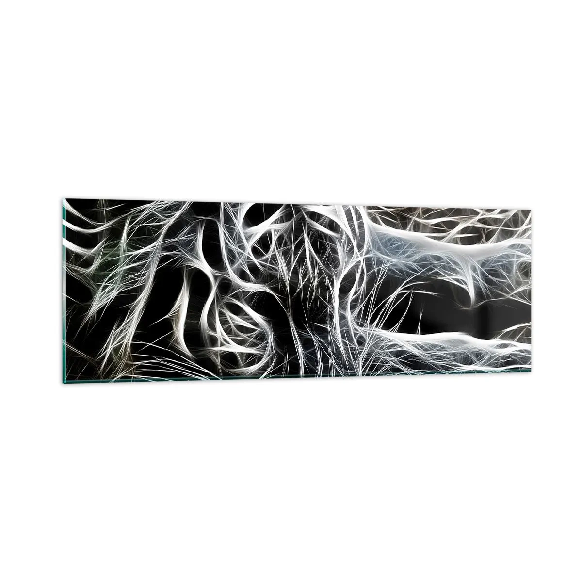 Obraz na szkle - Studium kociej lekkości - 90x30 cm