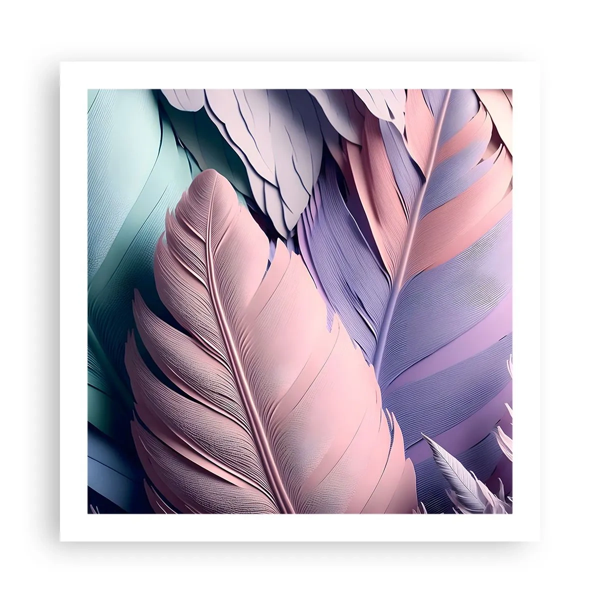 Plakat - Ptasi szyk - 60x60 cm