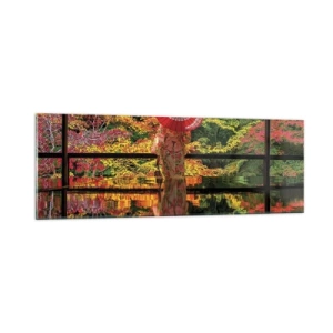 Obraz na szkle - W świątyni natury - 90x30 cm