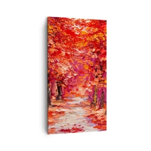 Obraz na płótnie - Jesienna impresja - 45x80 cm