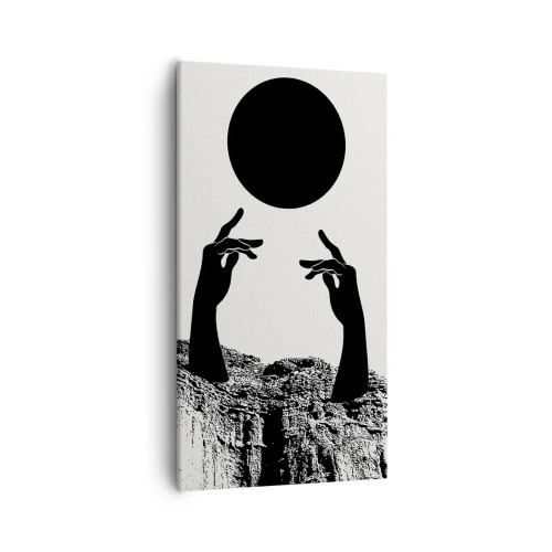 Obraz na płótnie - Kompozycja surrealistyczna: słońce i reszta - 55x100 cm