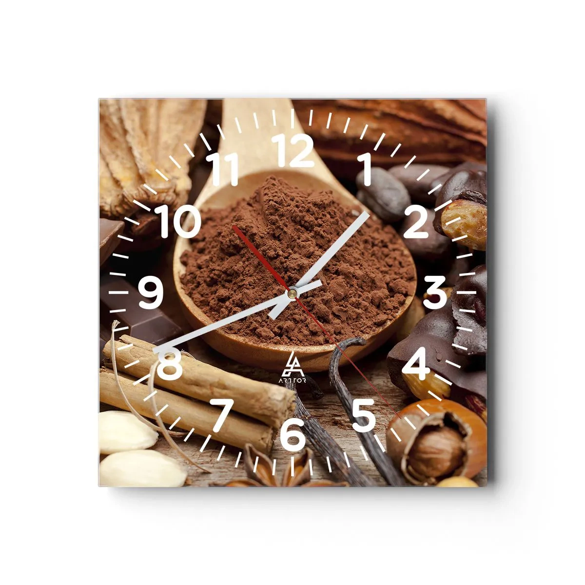 Zegar ścienny - Najlepsza na smutki - 40x40 cm