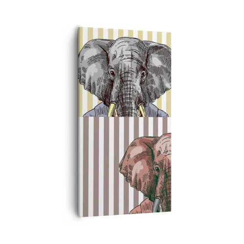 Obraz na płótnie - Elegancki z natury - 55x100 cm