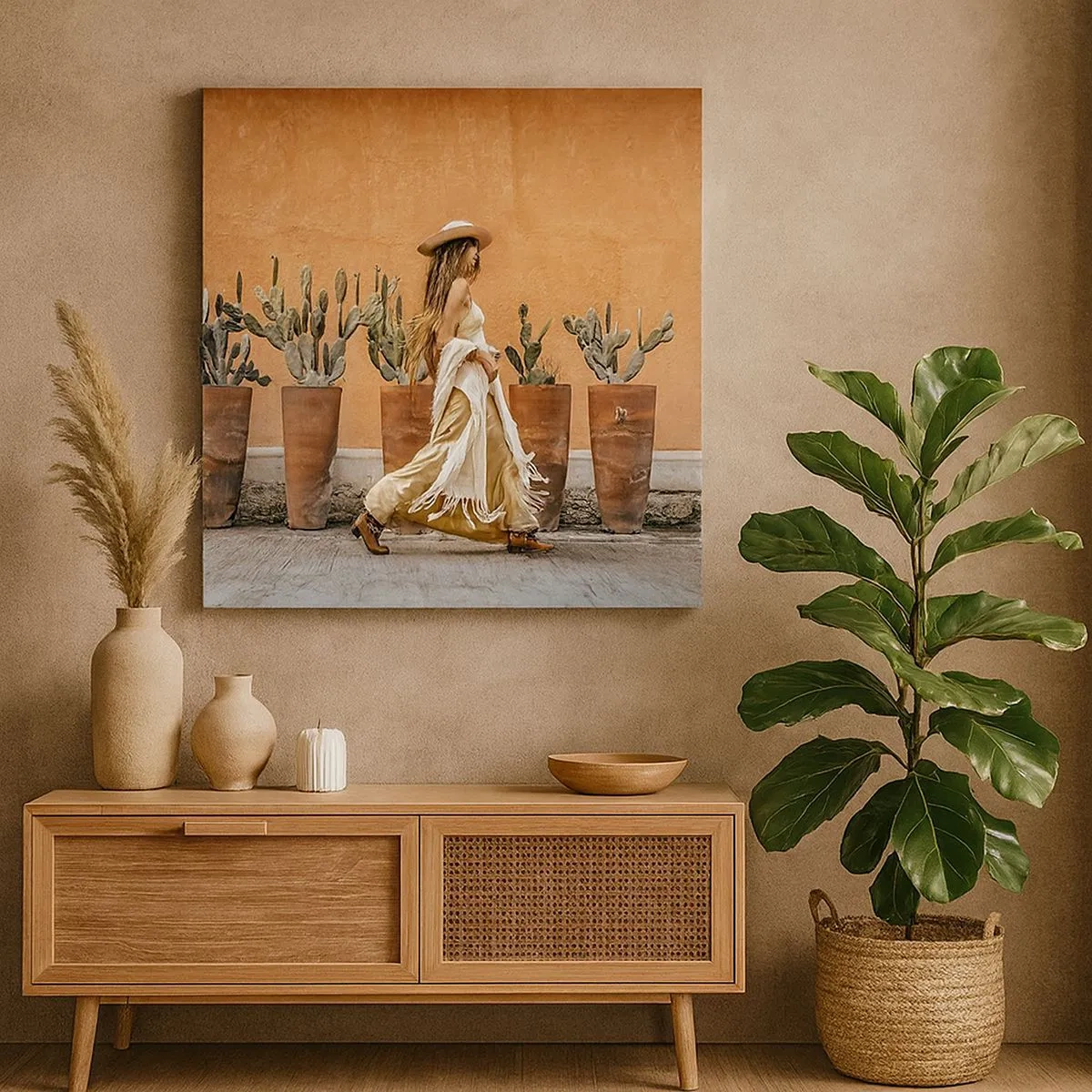 Obraz na płótnie - W stylu hippie - 30x30 cm