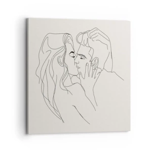 Obraz na płótnie - Splątani uczuciem - 70x70 cm