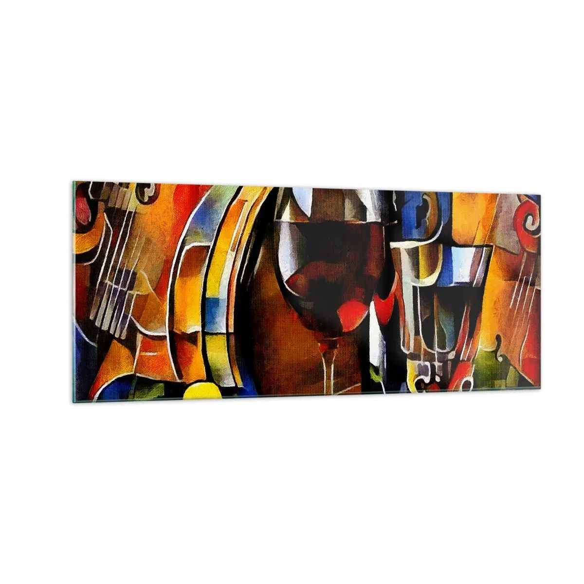 Obraz na szkle - I świat nabiera barw - 100x40 cm