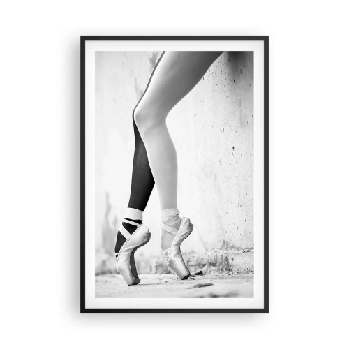 Plakat w czarnej ramie - Balerina, voila! - 61x91 cm
