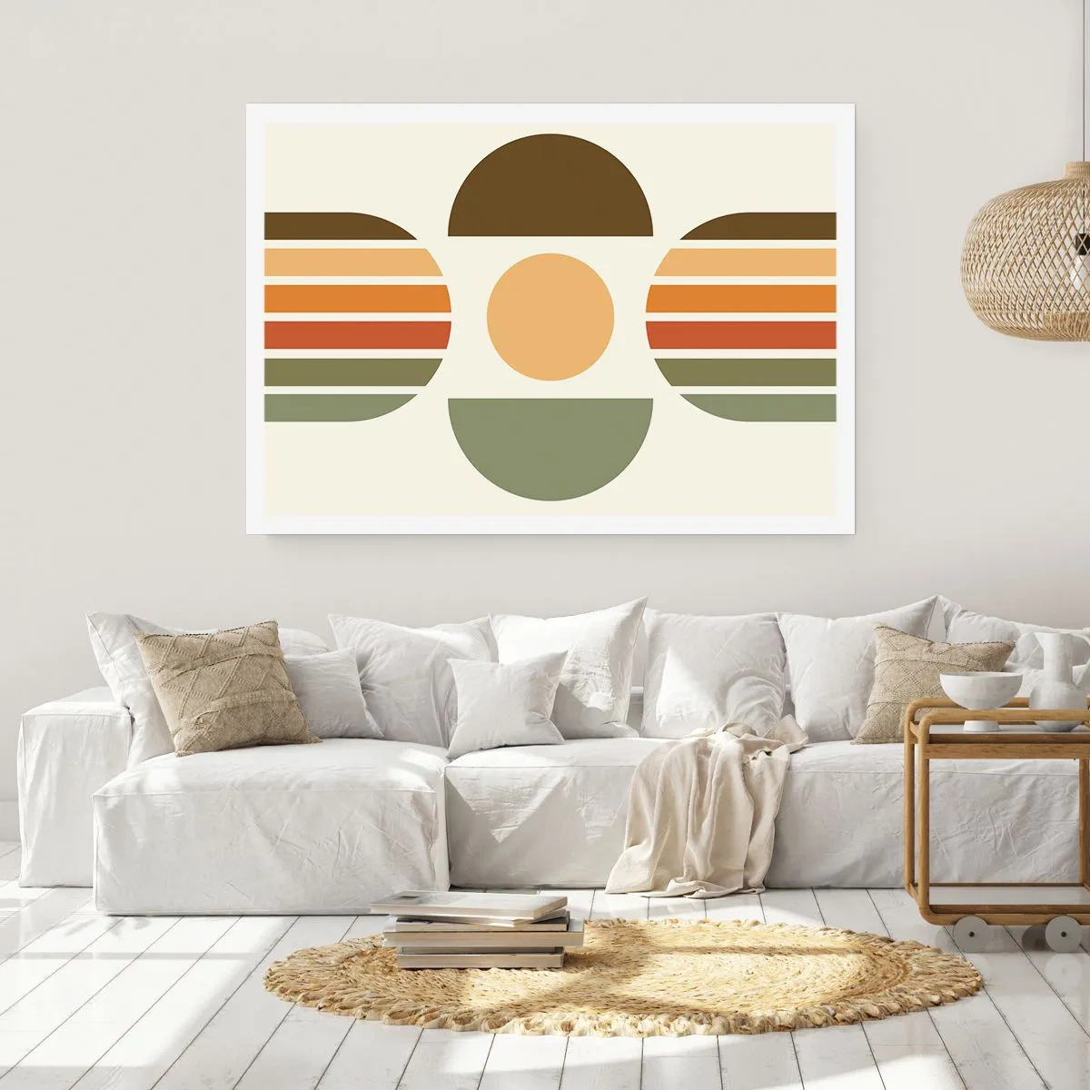 Plakat - W kolorach ziemi - 40x30 cm