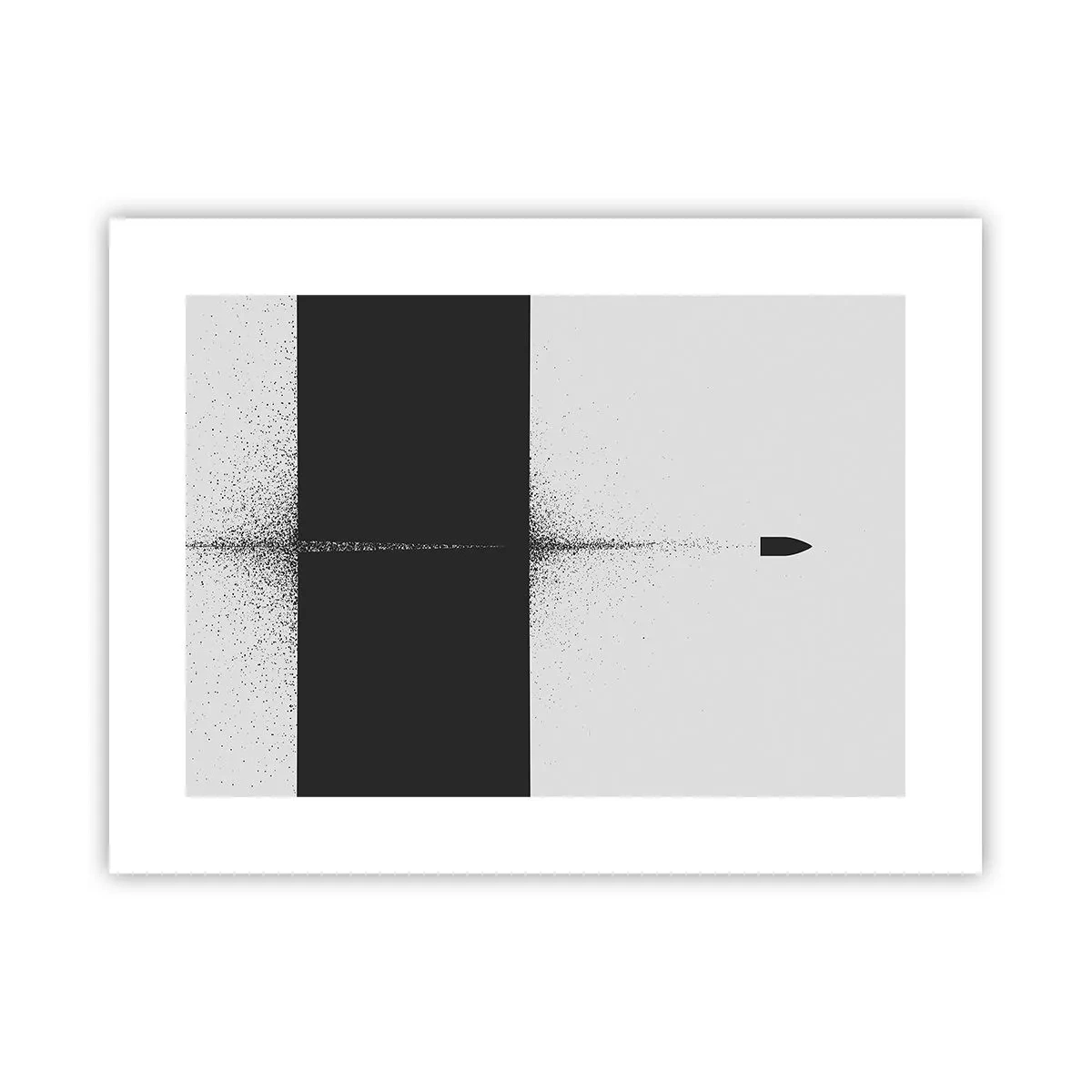 Plakat - Prosto do celu - 40x30 cm