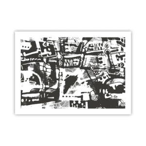 Plakat - Porządek czy chaos? - 70x50 cm