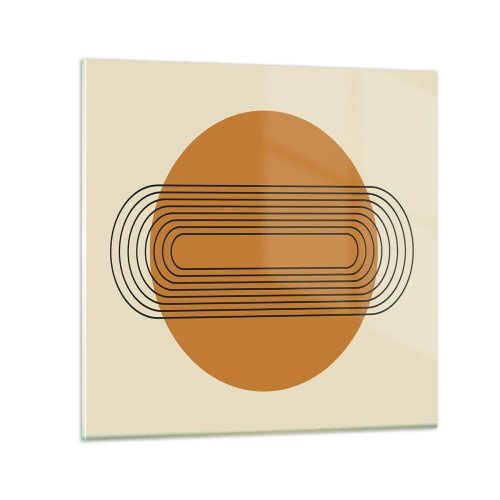 Obraz na szkle - Plan doskonały - 50x50 cm