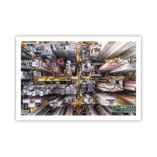Plakat - Pozdrowienia z Hongkongu - 91x61 cm