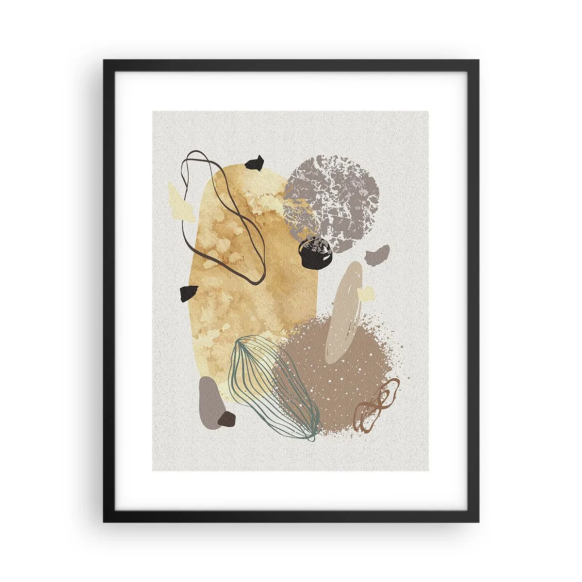 Plakat w czarnej ramie - Plumkologia stosowana - 40x50 cm