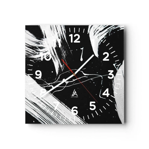 Zegar ścienny - Przełamać mrok - 30x30 cm