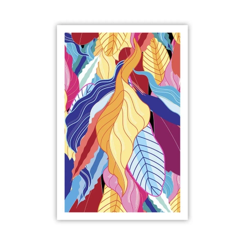 Plakat - Kolorowy bałagan - 61x91 cm
