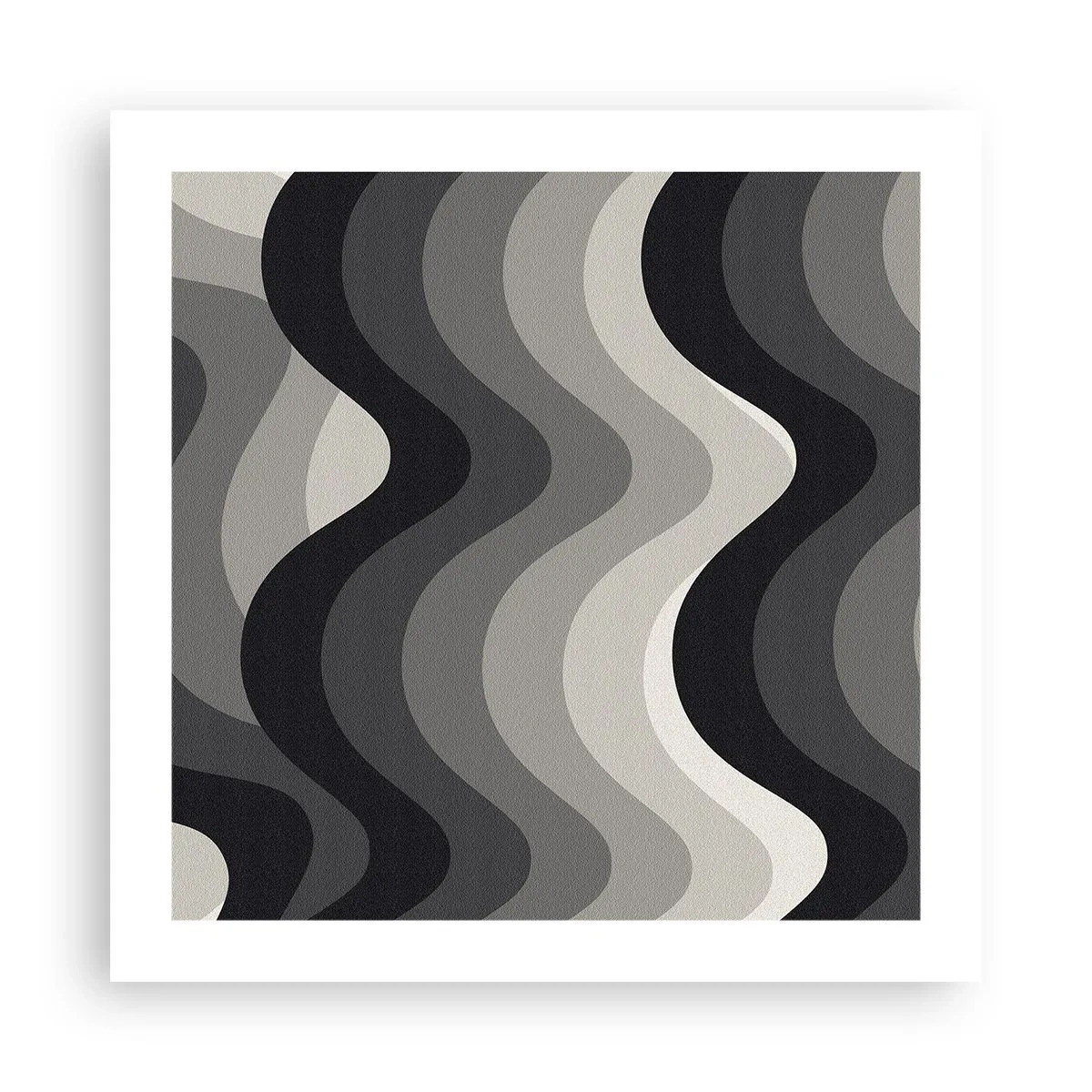 Plakat - Fala za falą - 50x50 cm