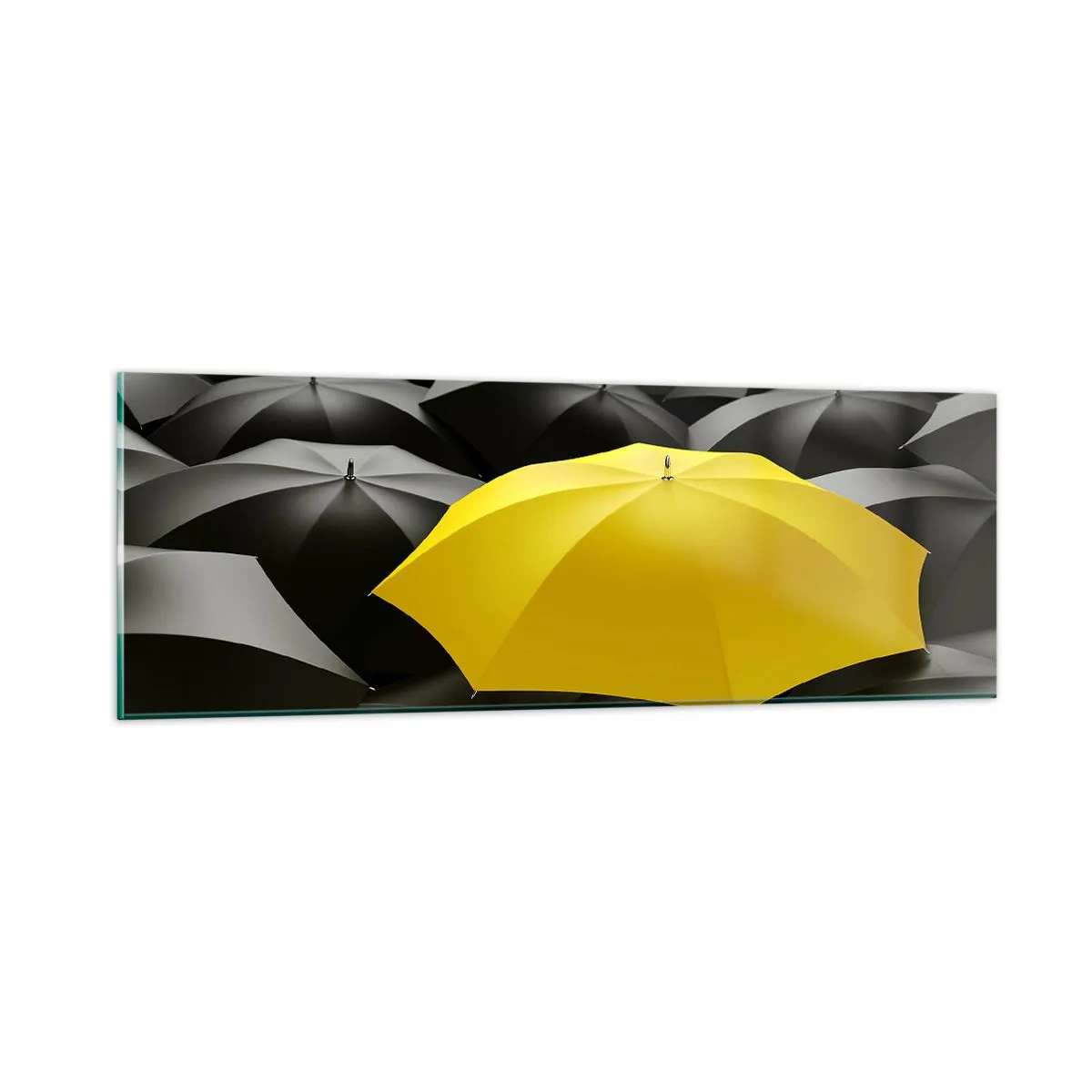 Obraz na szkle - Żegnaj smutku - 90x30 cm