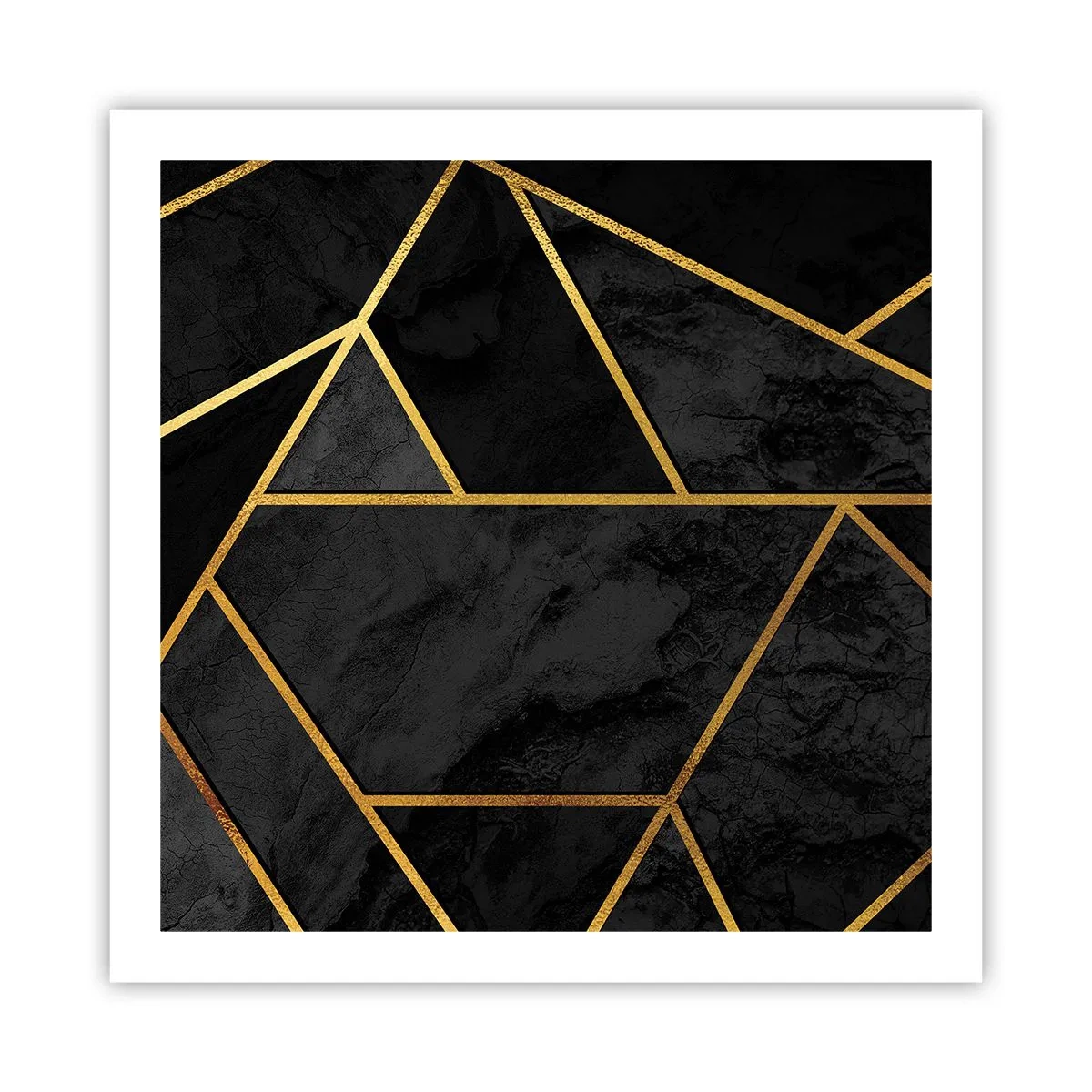 Plakat - Mrok i blask - 60x60 cm