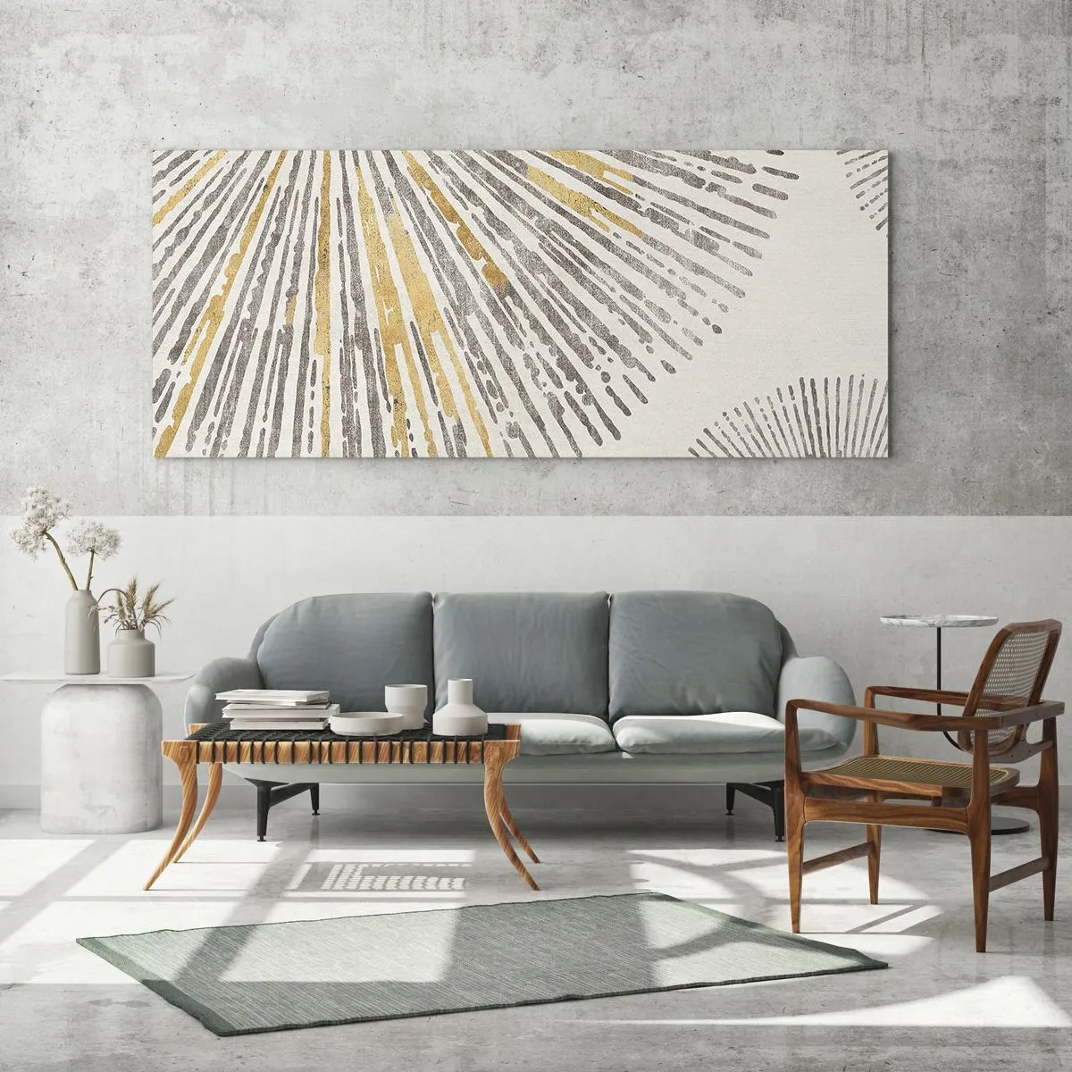 Obraz na szkle - Uroda promienia - 100x40 cm