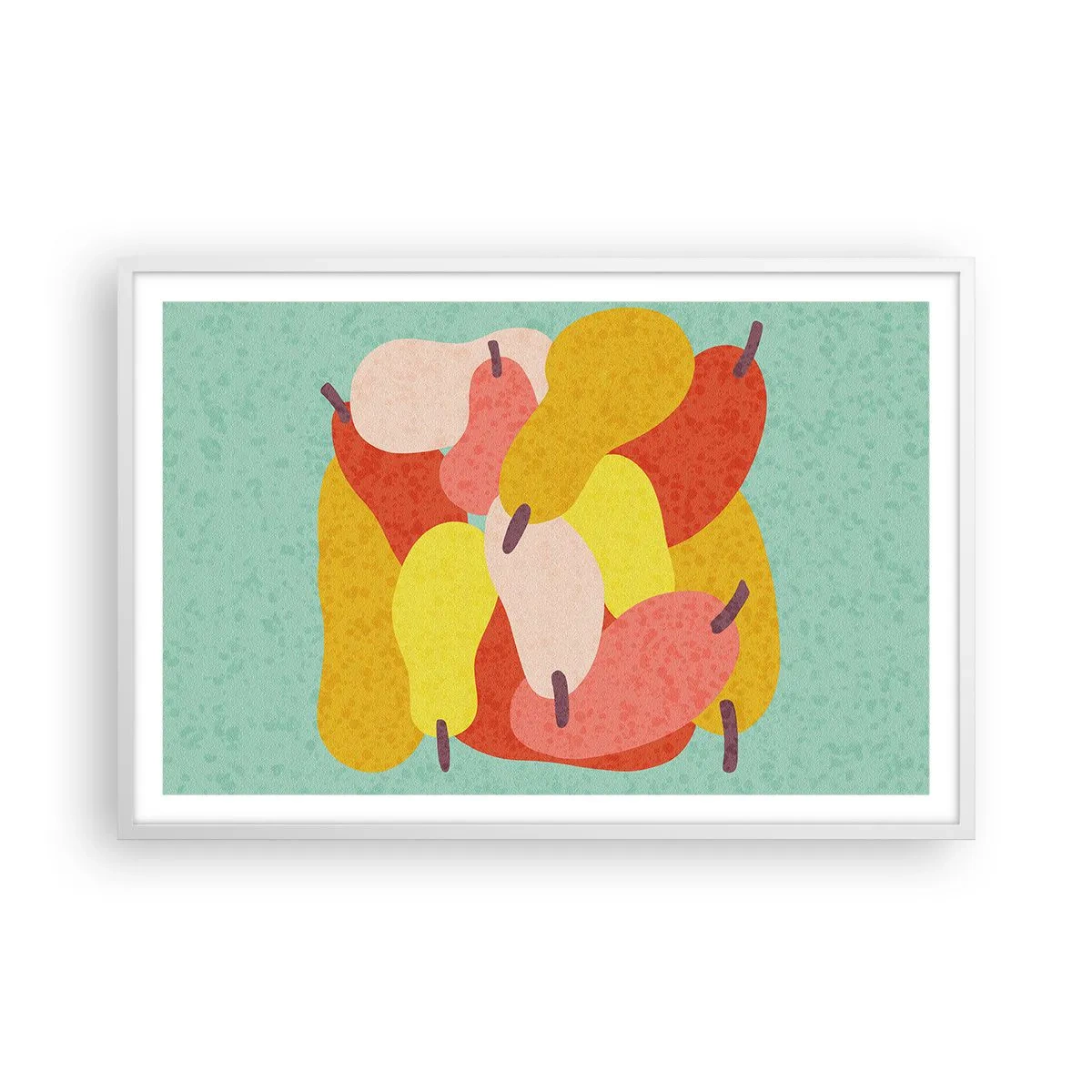 Plakat w białej ramie - Spróbuj letniego słońca - 91x61 cm