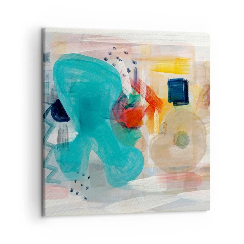 Obraz na płótnie - Kolorowa gra - 50x50 cm