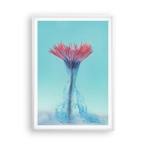 Plakat w białej ramie - W ożywczym objęciu - 70x100 cm