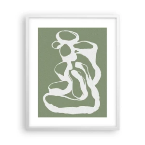 Plakat w białej ramie - Wołanie przestrzeni - 40x50 cm