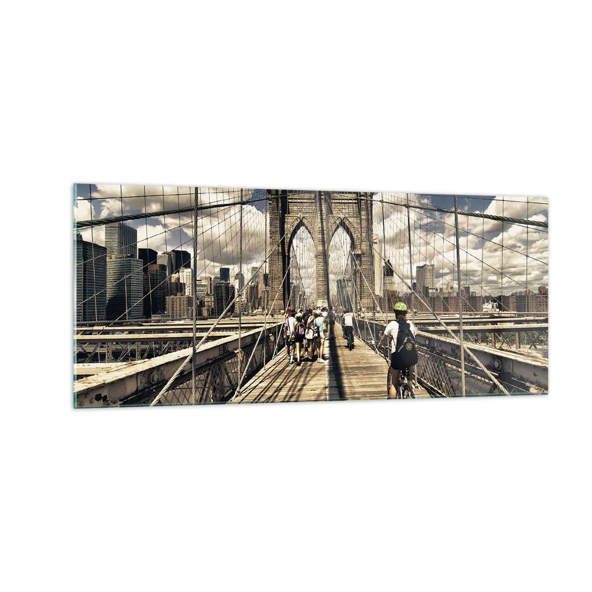 Obraz na szkle - Wprost do serca miasta - 100x40 cm