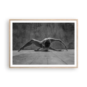 Plakat w ramie jasny dąb - Symetria odnaleziona - 100x70 cm