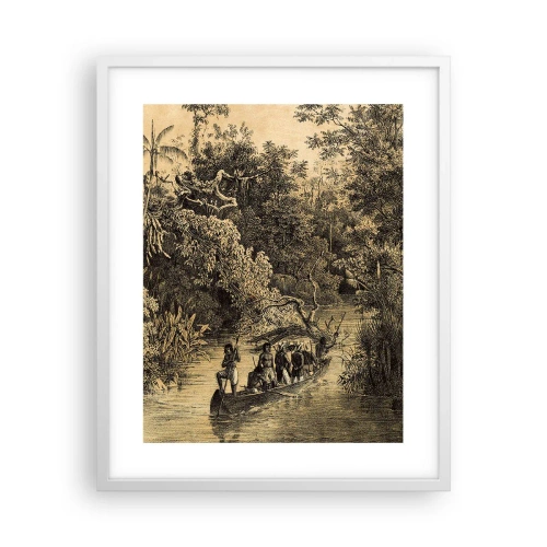Plakat w białej ramie - Wyprawa do źródła - 40x50 cm