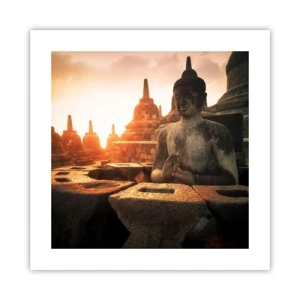Plakat - Pogoda wielkiej mądrości - 40x40 cm
