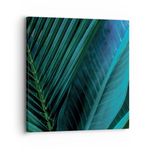 Obraz na płótnie - Anatomia zieleni - 30x30 cm