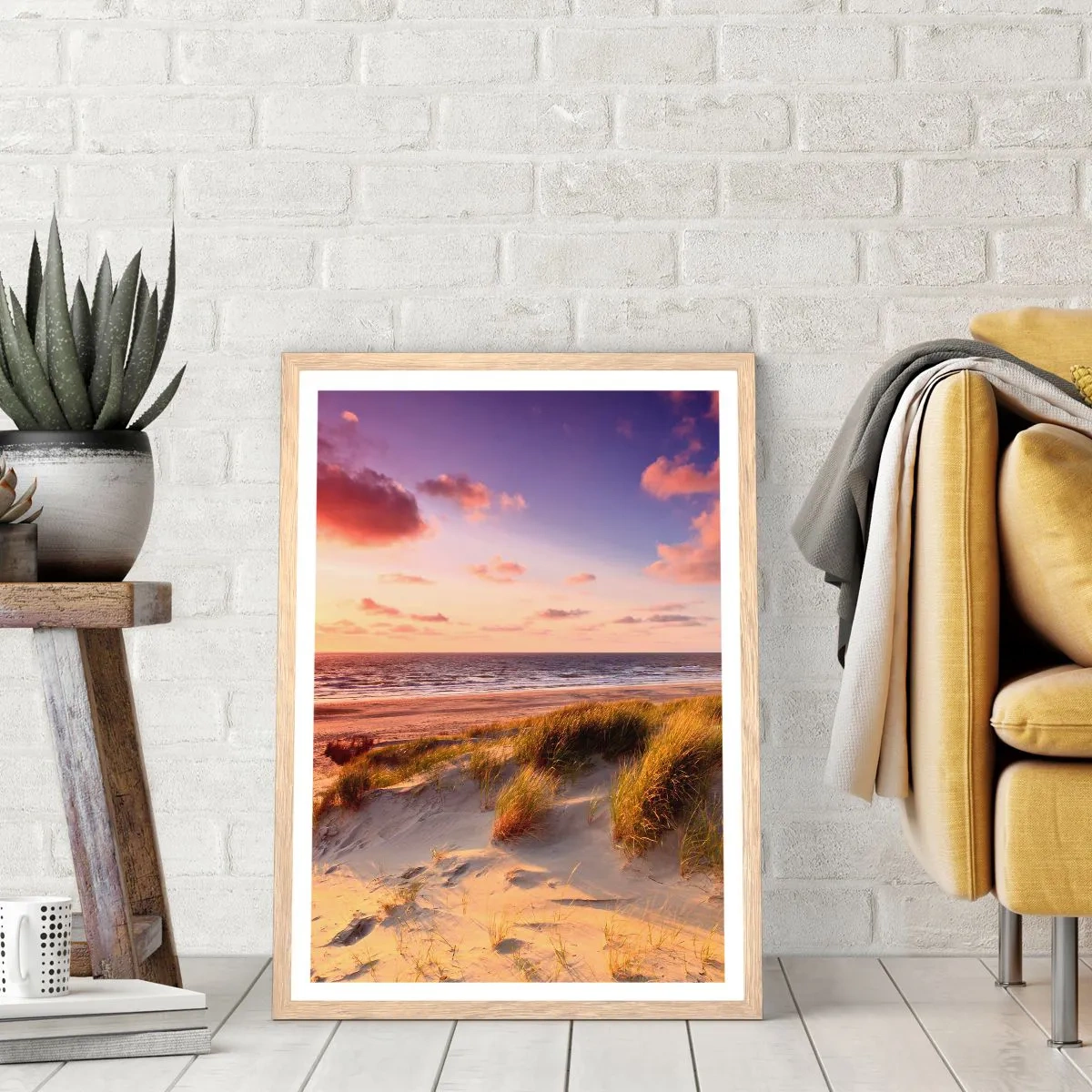 Plakat w ramie jasny dąb - Już latem pachnie powietrze - 70x100 cm