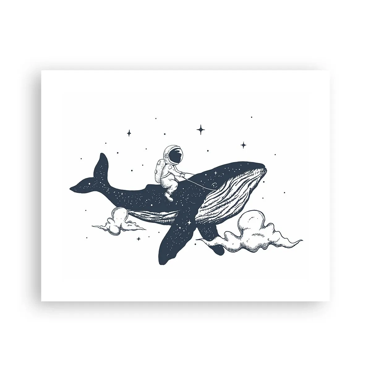 Plakat - Kosmiczna przygoda - 50x40 cm