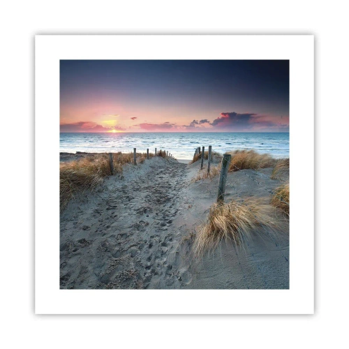 Plakat - Rozlałeś tęczę blasków promienistą… - 40x40 cm