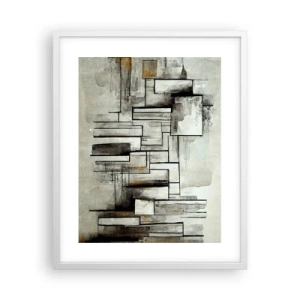 Plakat w białej ramie - Siła prostoty - 40x50 cm