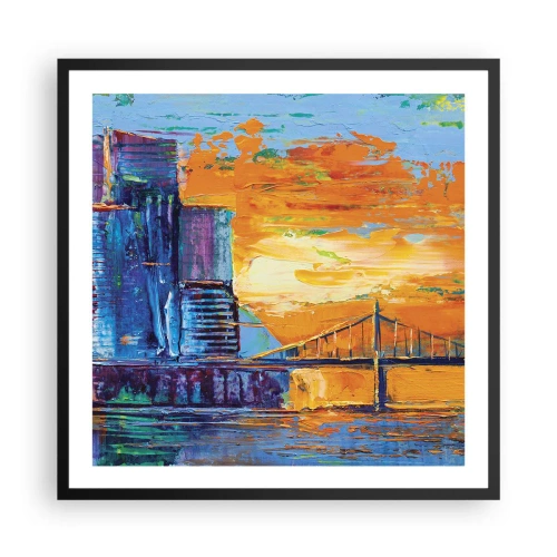 Plakat w czarnej ramie - Kultura i natura - 60x60 cm