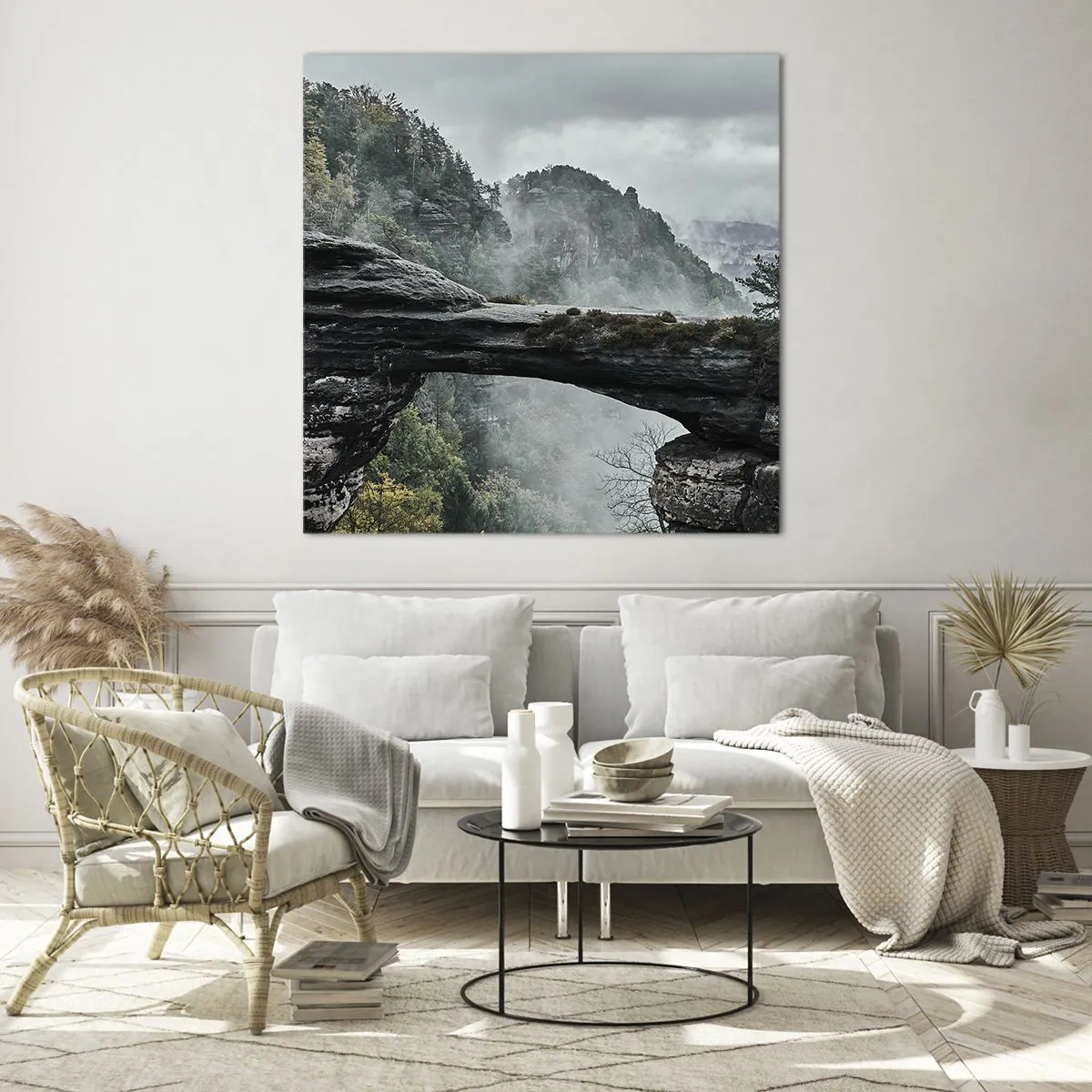 Obraz na szkle - Zaraz się zacznie przygoda - 60x60 cm